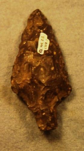 Red chert projectile point